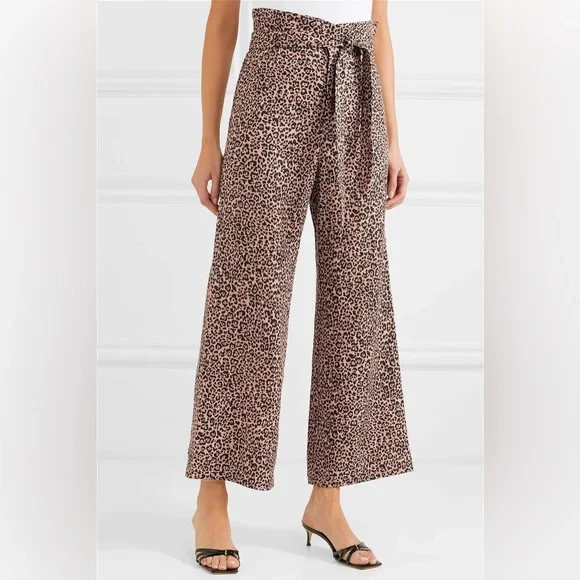 Reformation Jackie Cropped Linen Pants - Picture 2 of 10